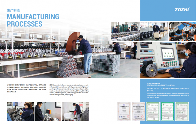 वाणिज्यिक स्वच्छ मशीनों के लिए आरए इंटरपंप के साथ 7KW खोखले शाफ्ट मोटर 14