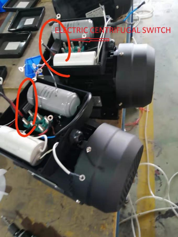 एकल-चरण 2.2KW 3HP इलेक्ट्रिक एसी मोटर 380V 50HZ 2300 आरपीएम विस्फोट-सबूत संलग्न एल्यूमीनियम आवास 110V पंप मोटर 5KW 8