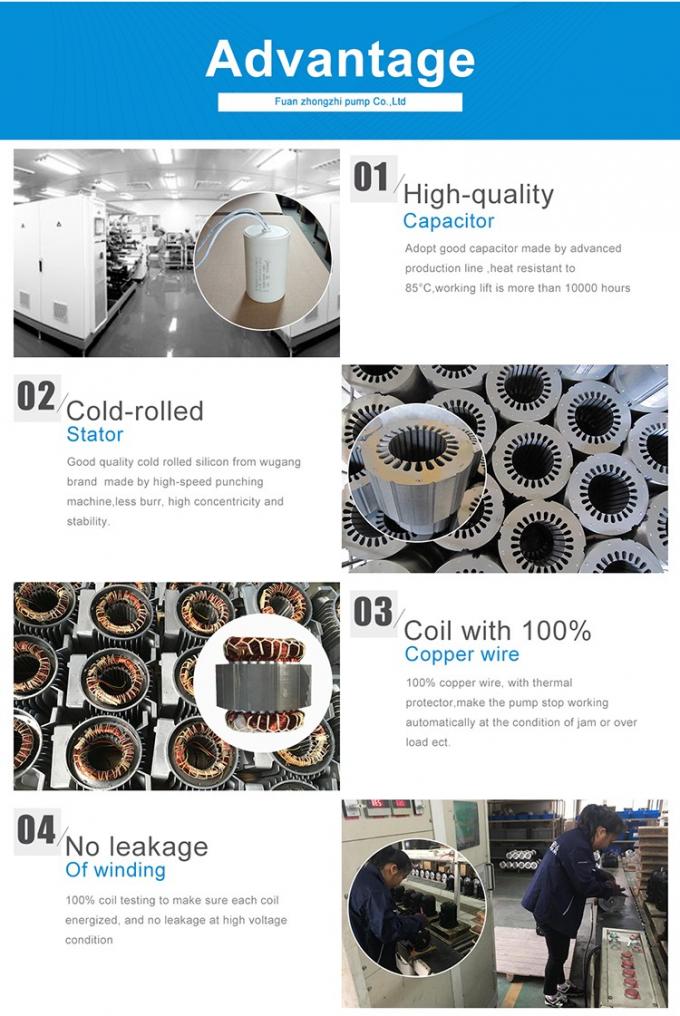 कृषि क्षेत्रों में एकल चरण संधारित्र संचालित प्रेरण मोटर्स 0.09kw 0.12hp 13