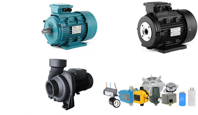 Three-Phase 5.5KW 7.5HP Electric AC Motor 380V 50HZ 1500 RPM Explosion-Proof Enclosed Aluminium Housing 110V For AR Pump 11