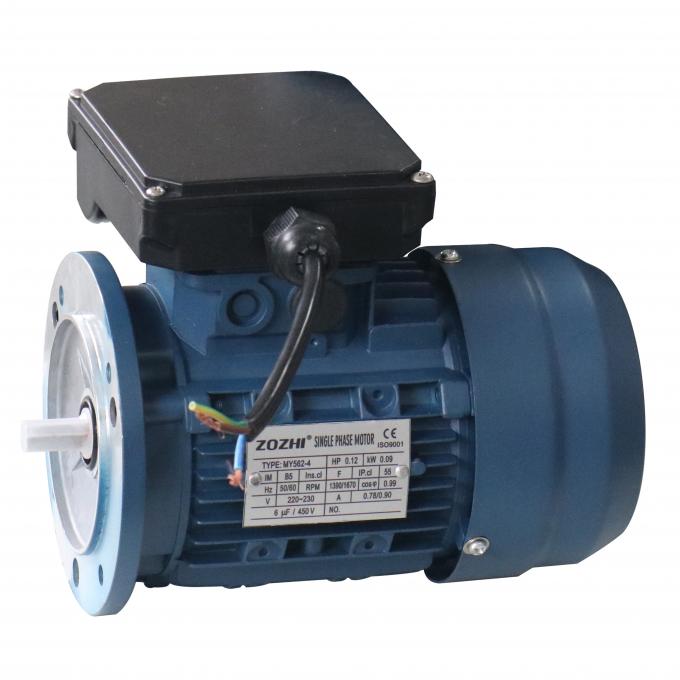 वाणिज्यिक 0.09kw 1500rpm कैपेसिटर-रन असिंक्रोनस इंडक्शन मोटर बी 5 वाटरप्रूफ 220V एसी वोल्टेज 60Hz सिंगल-फेज कॉफी 5