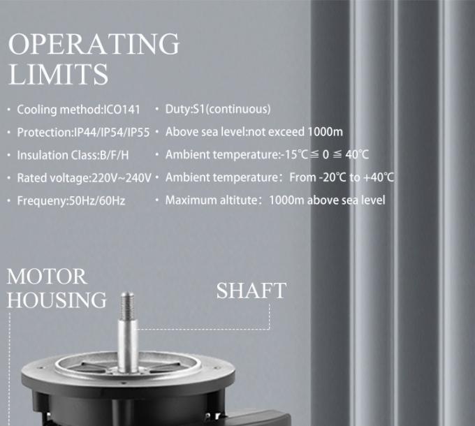 उच्च दक्षता 2800rpm इलेक्ट्रिक मोटर एल्यूमिनियम हाउसिंग स्विमिंग पूल पंप के लिए 2