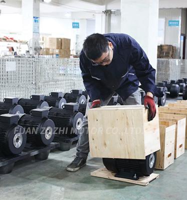 औद्योगिक एयर कंप्रेसर के लिए सिंगल-फेज 5.5hp 4kw 220V इंडक्शन मोटर 1500rpm, 1 वर्ष ड्यूटी 8