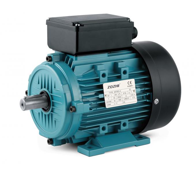 एकल-फेज 1hp 0.75kw 220V 1500rpm इंडक्शन मोटर संलग्न एयर कंप्रेसर के लिए 0