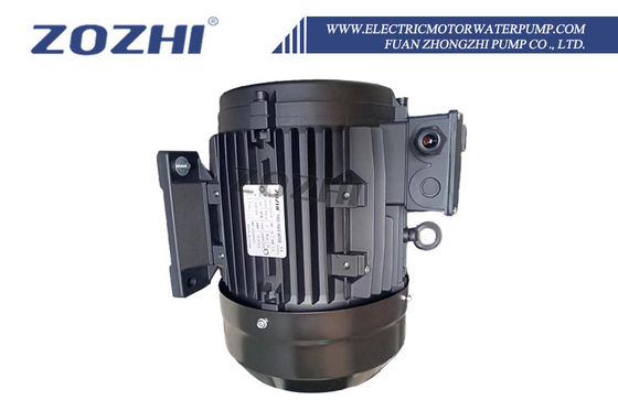 ज़ोझी 5.5kW 3 फेज उच्च दक्षता अतुल्यकालिक मोटर 380V/440V हाई प्रेशर पंप के लिए फ्लैंज माउंट