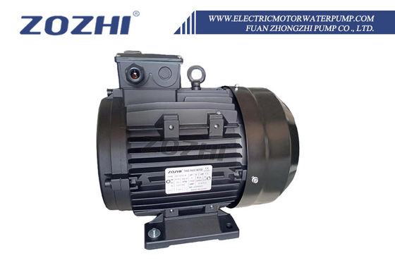ZOZHI High Power Three-Phase 3KW Waterproof Asynchronous 3HP 220V AC Aluminum Housing Flange Mounting IE2 Efficiency Motor