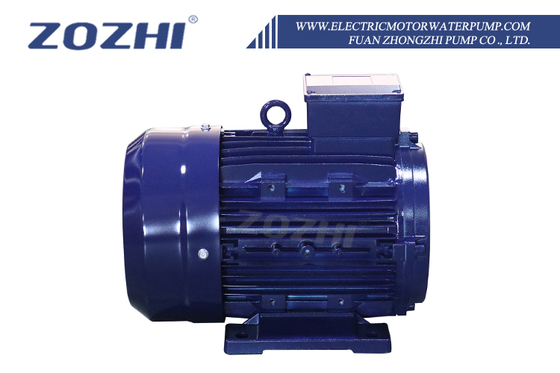 IE2 15HP 11KW एसी इलेक्ट्रिक इंडक्शन मोटर्स 24 मिमी खोखले शाफ्ट के साथ 1000rpm तीन चरण 50Hz आवृत्ति 380V 415V एसी एल्यूमीनियम 60Hz
